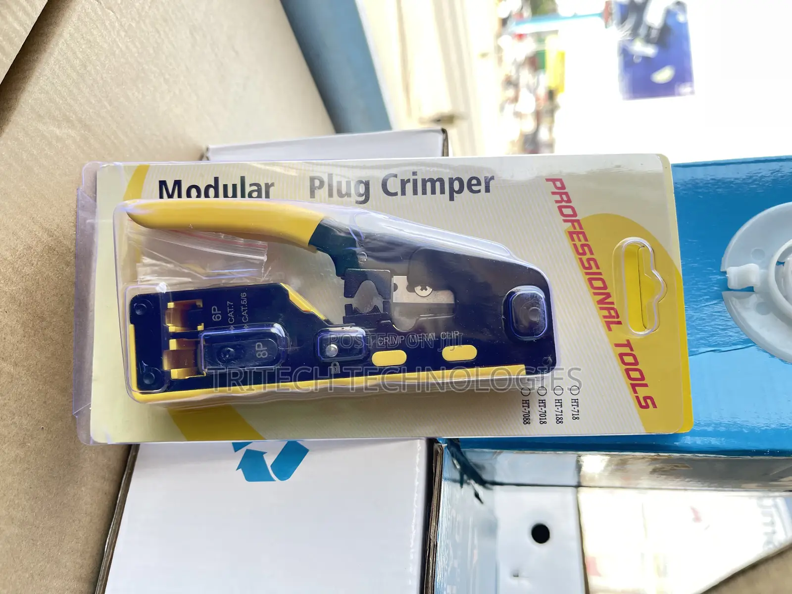 Modular Plug Crimping Tool for Rj45,Cat7 With Dovetail