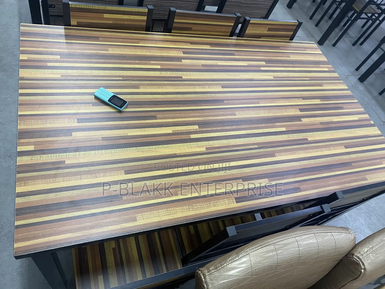 Wooden Dining Set (Table With 6chairs)