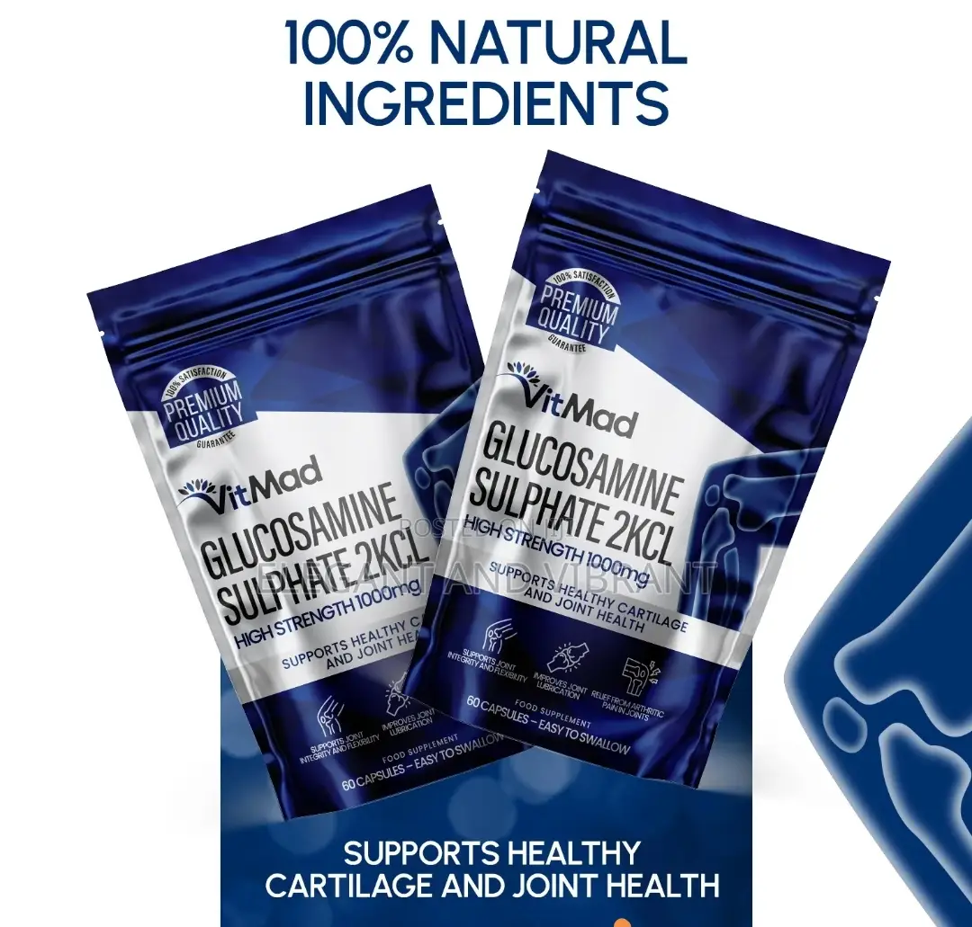 Glucosamine Sulphate 2KCI, 1000mg-Joint Relef Bone Support