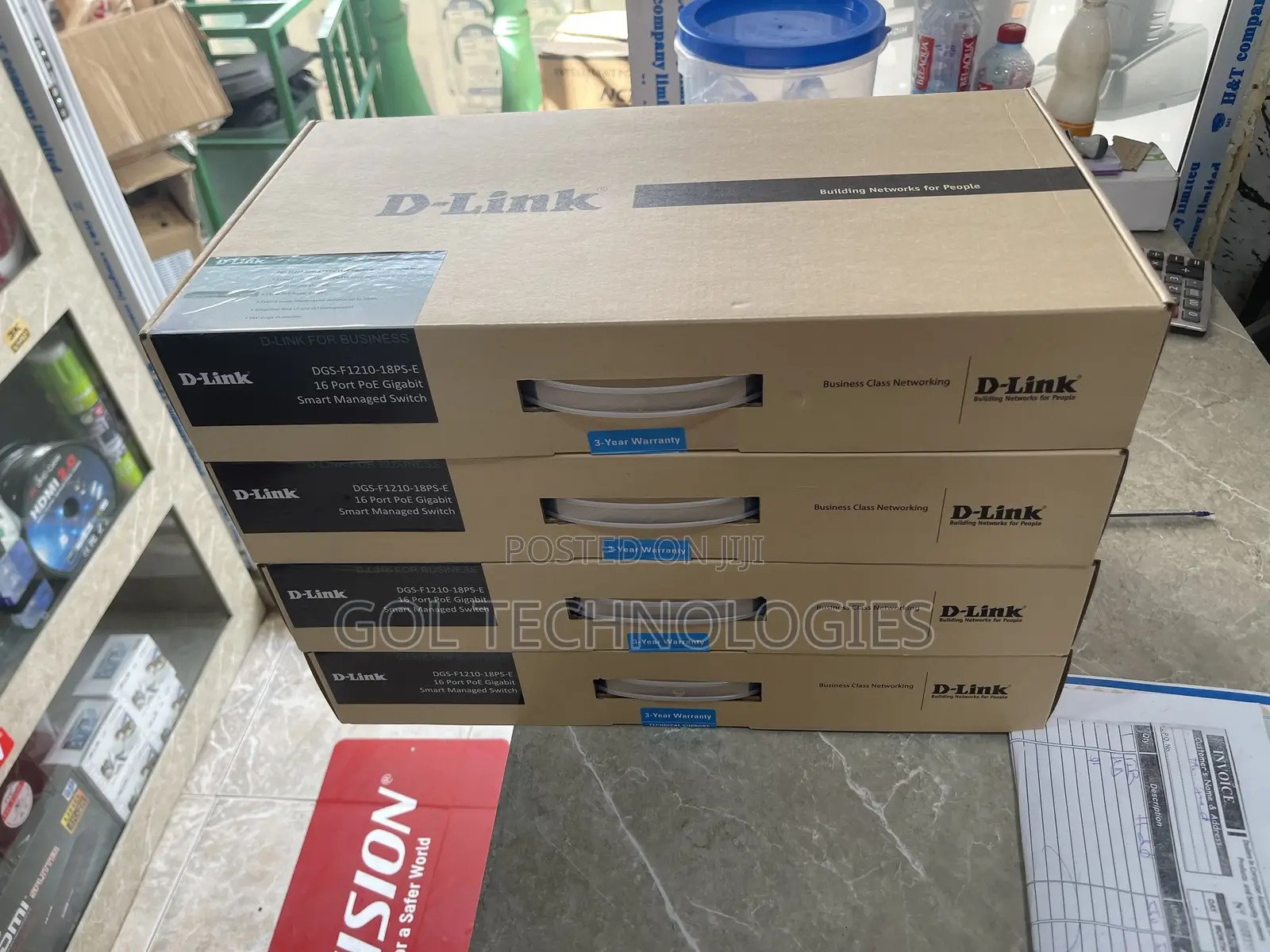D-Link 16-Port Gigabit Smart Managed Poe+ Switch