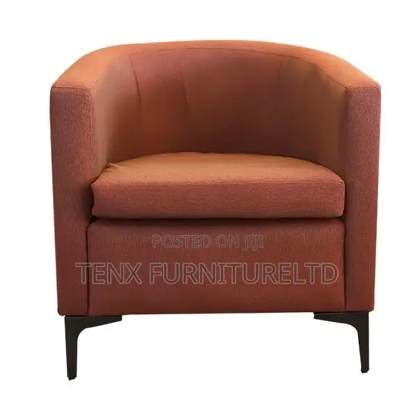 Tub Chair Thick Fabric (Round Backrest )