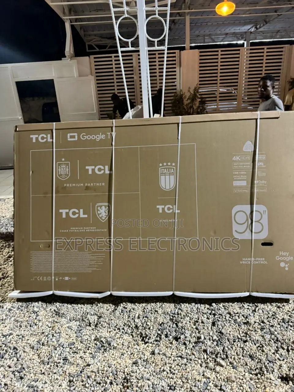 Neatly Sealed in Box TCL 98”P745 Tv 