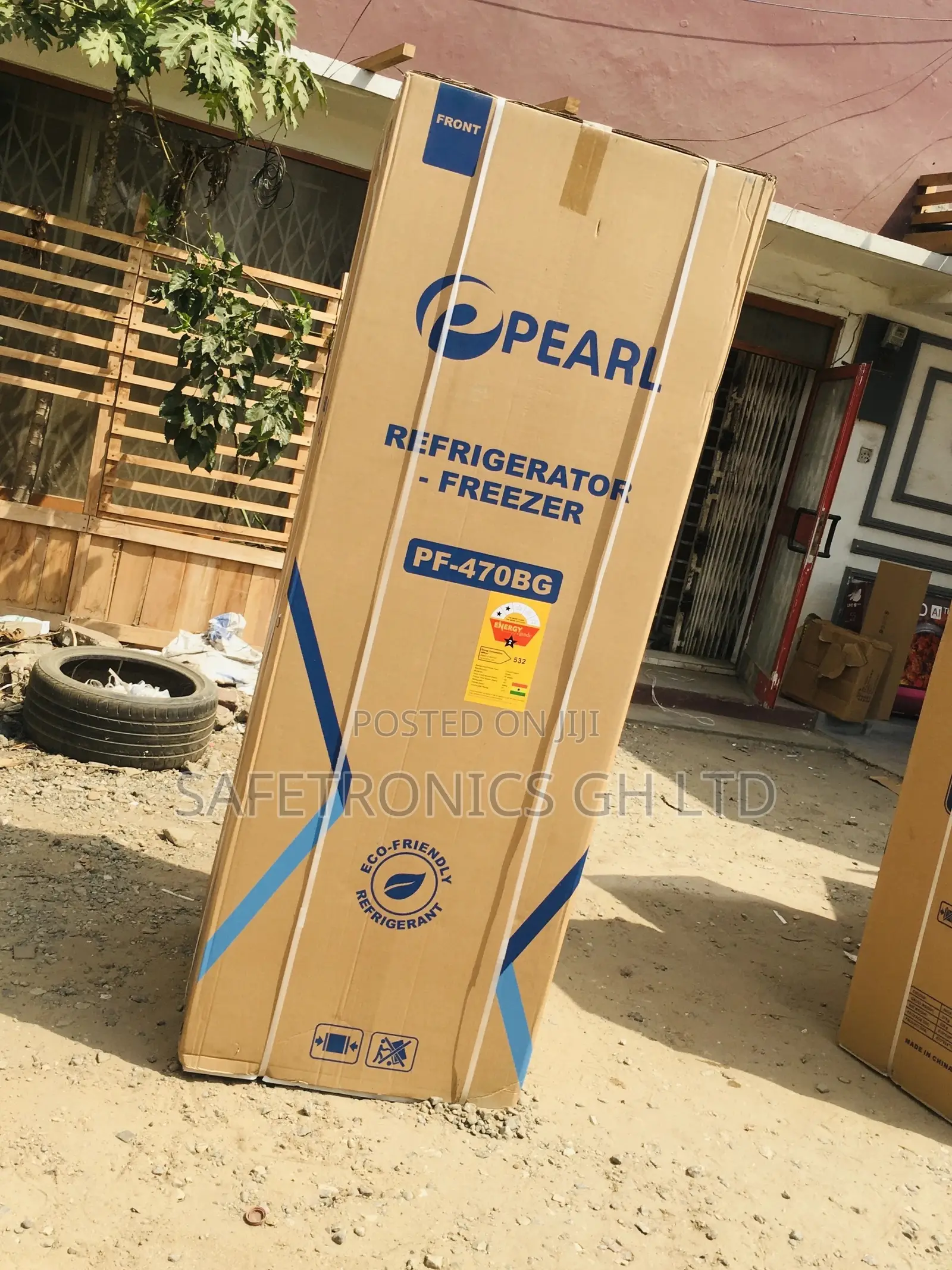 Bottomfreezer Pearl Black Glass Pf-470 4 Doors Fridge
