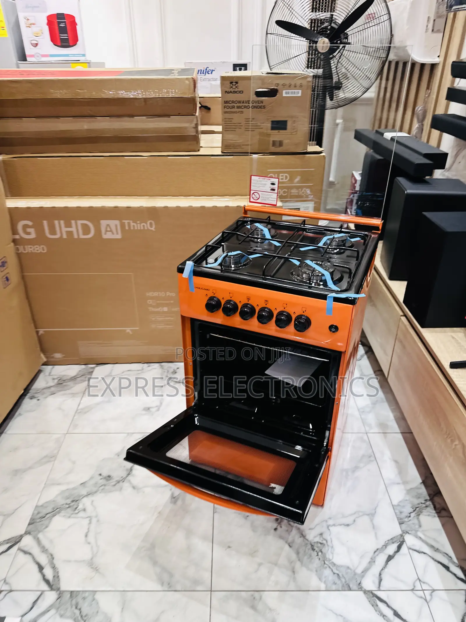 Call and Order for Orange 4burner Gas 50/50