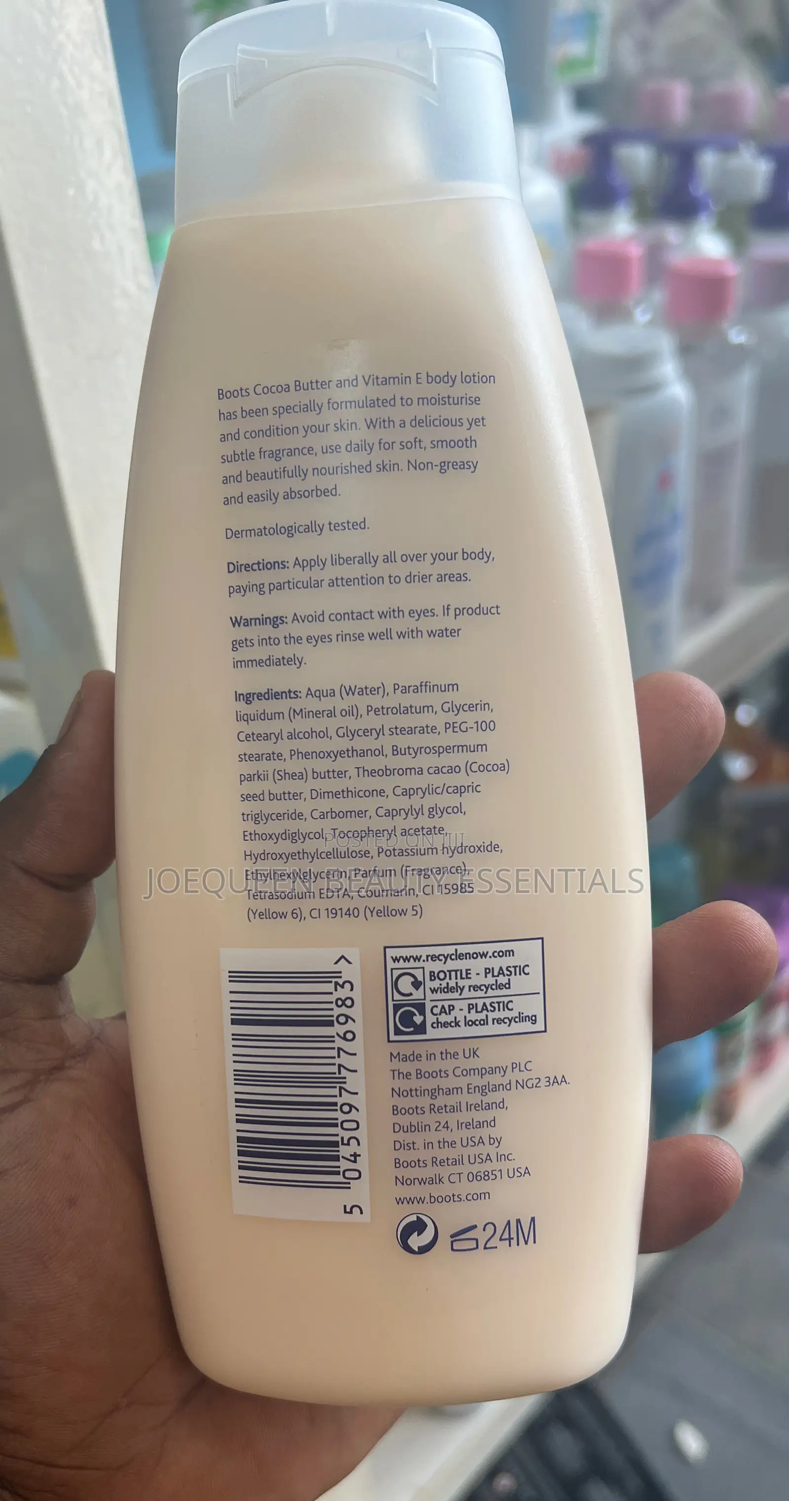 Cocoa Butter + Vit E Body Lotion