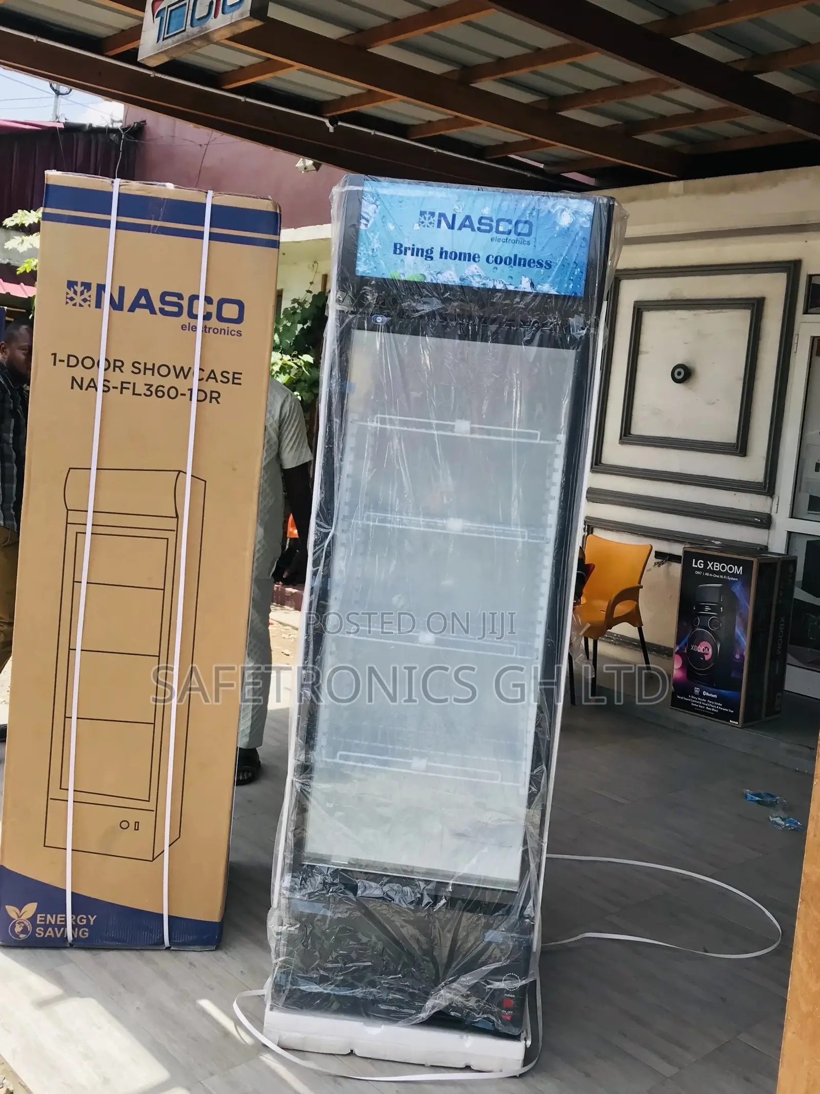 Display Glass Singledoor White Nasco Nasfl400-1dr Fridge