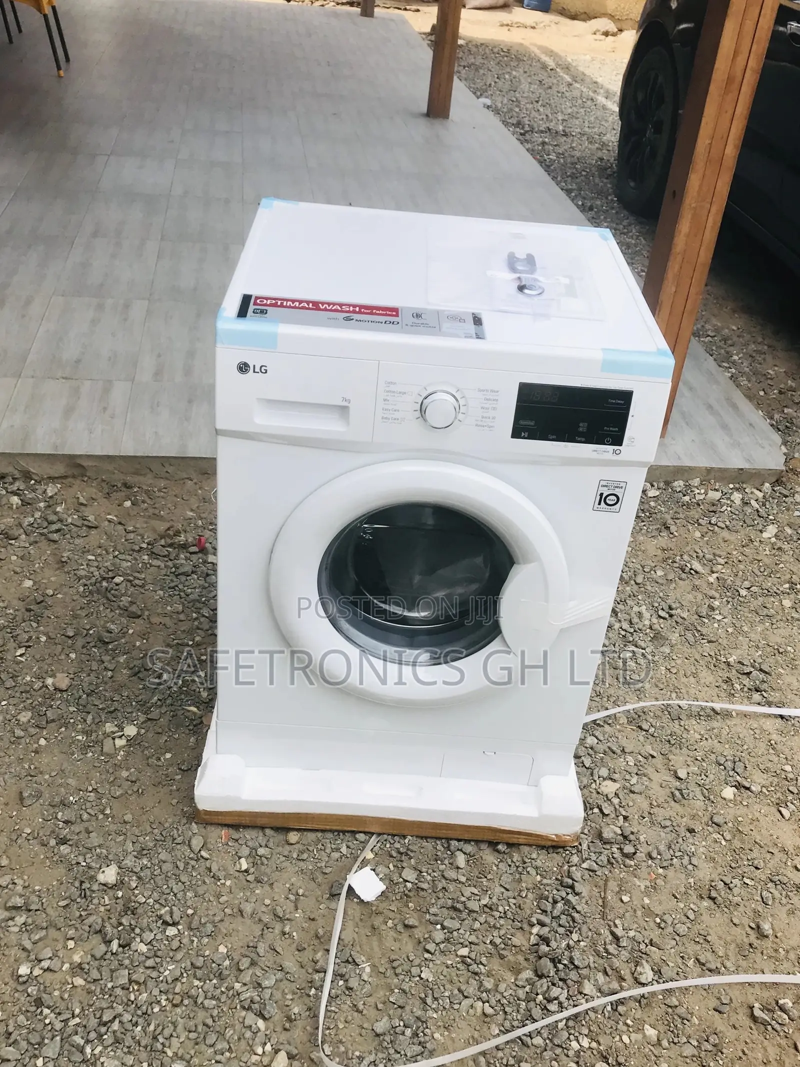 Sealed Frontload 7kg FH2J3QDNG0P LG White Washingmachine