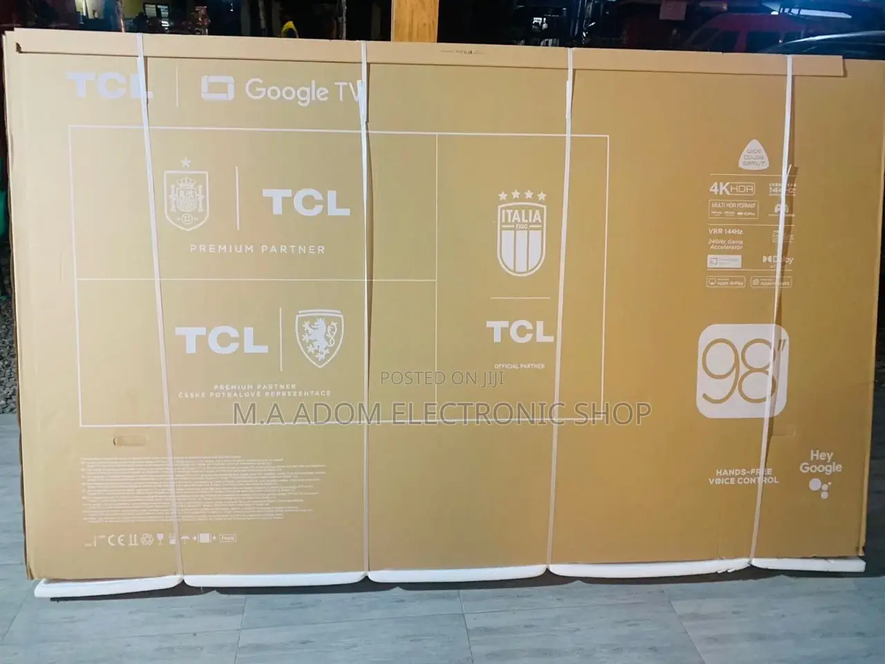 Sealed in Box TCL 98P745 98 Inch Uhd Smart Led Tv.