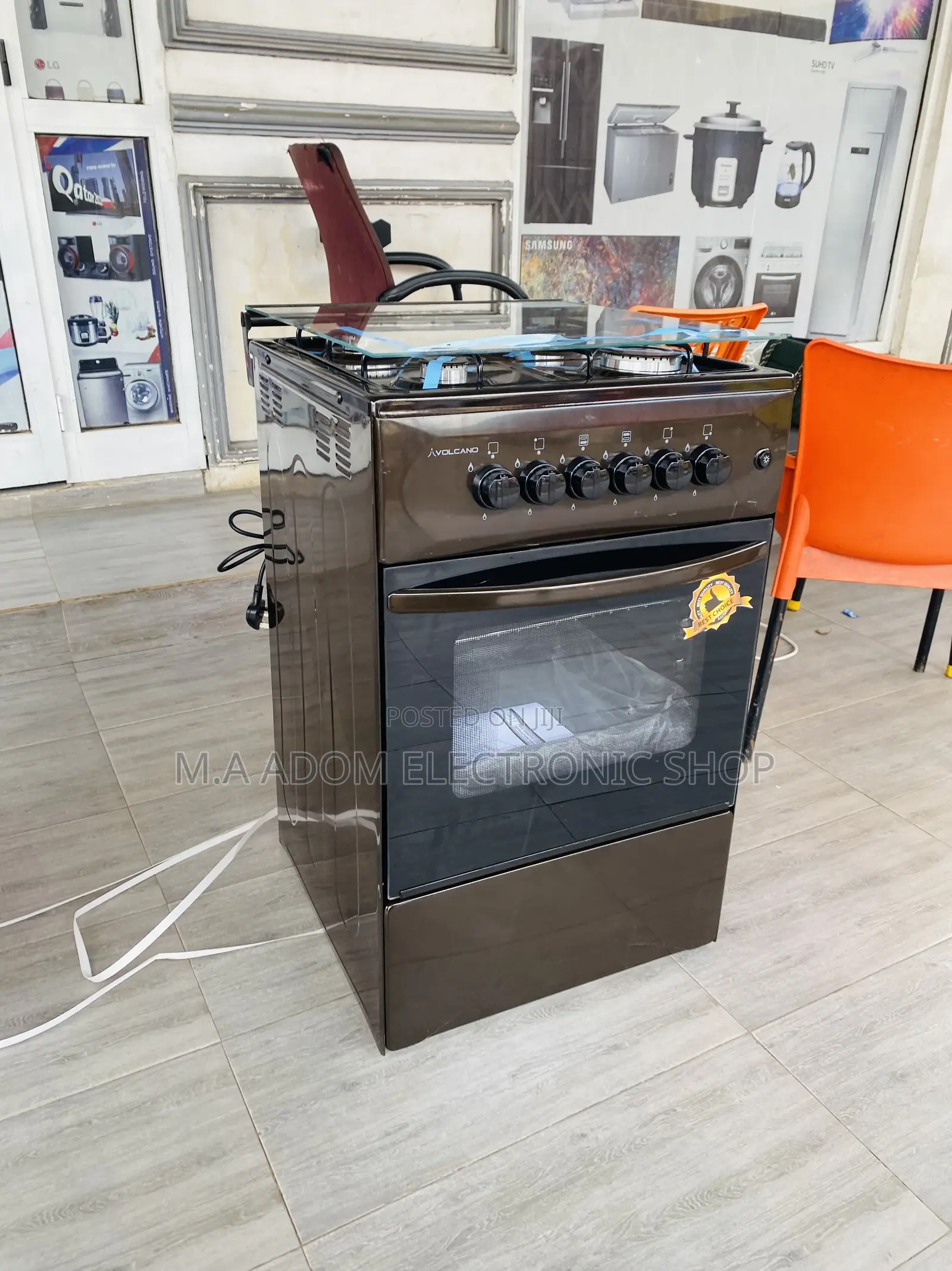 Purchase Quality Volcano 50x50 4 Gas Burner With Oven(Brown)