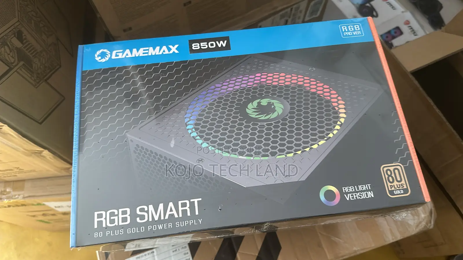 GAMEMAX 850W 80 Plus Gold Power Supply, Japanese Capacitors