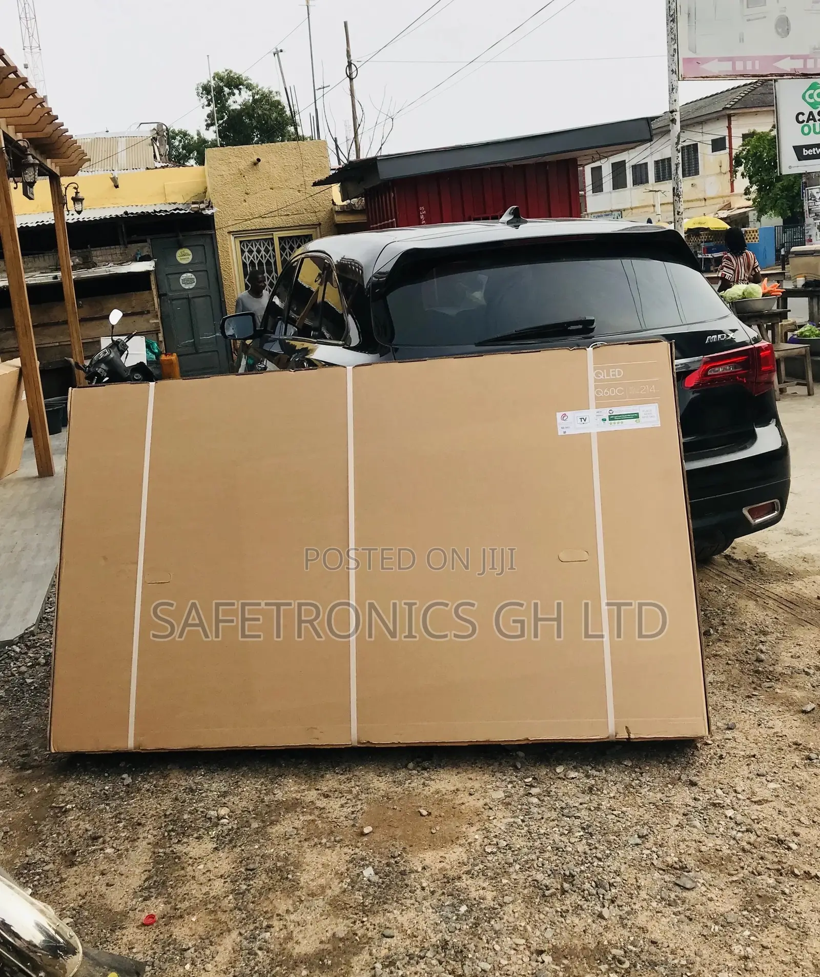 75 Inches Glossy Black Qled Samsung Q60 Smart UHD Tv