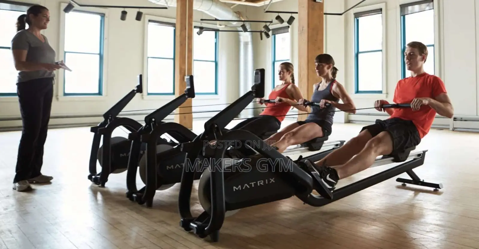 Matrix Rower With Console (Rowing Machine)
