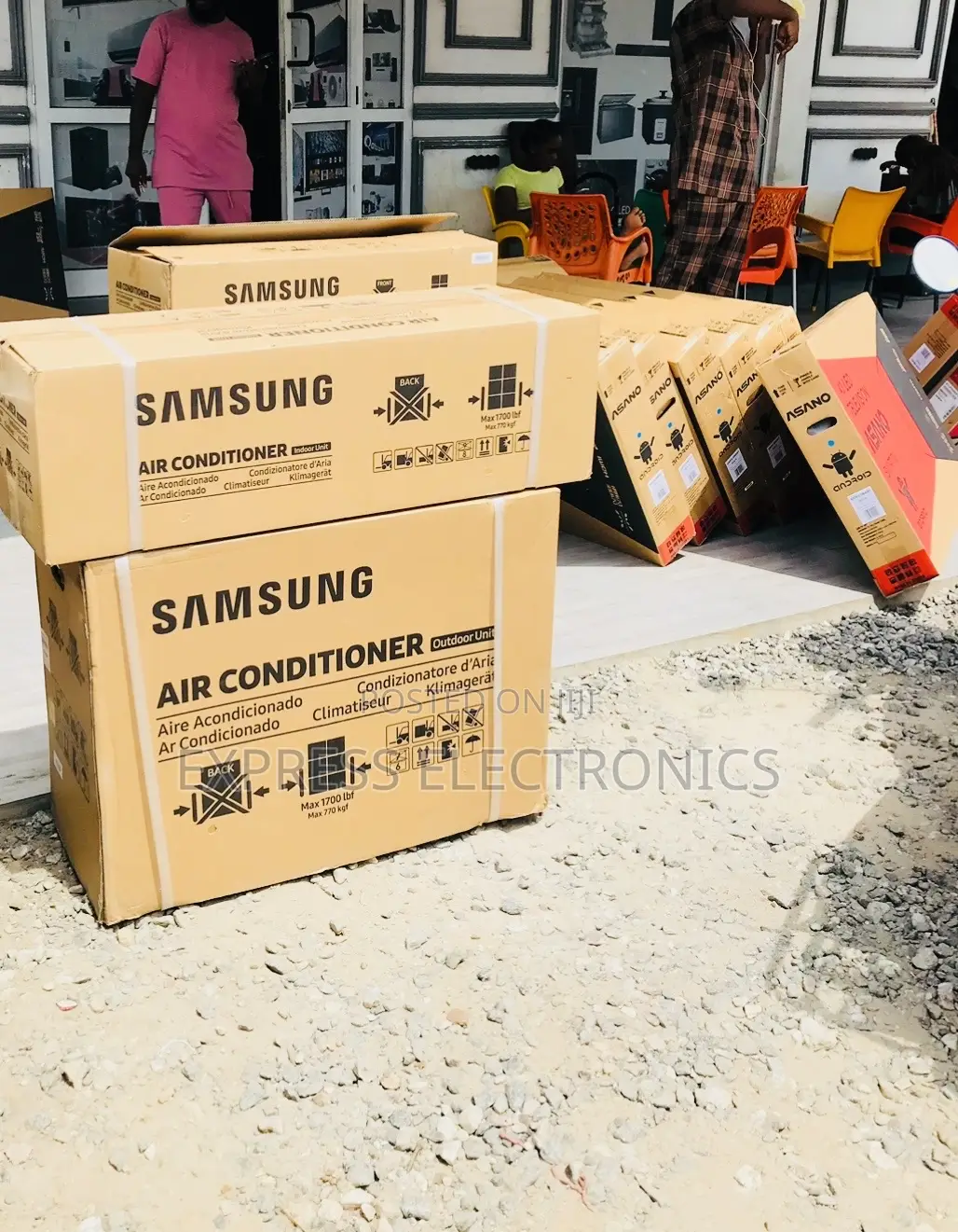 Electric Inverter 2hp Samsung Split R410 Gas Air Conditioner