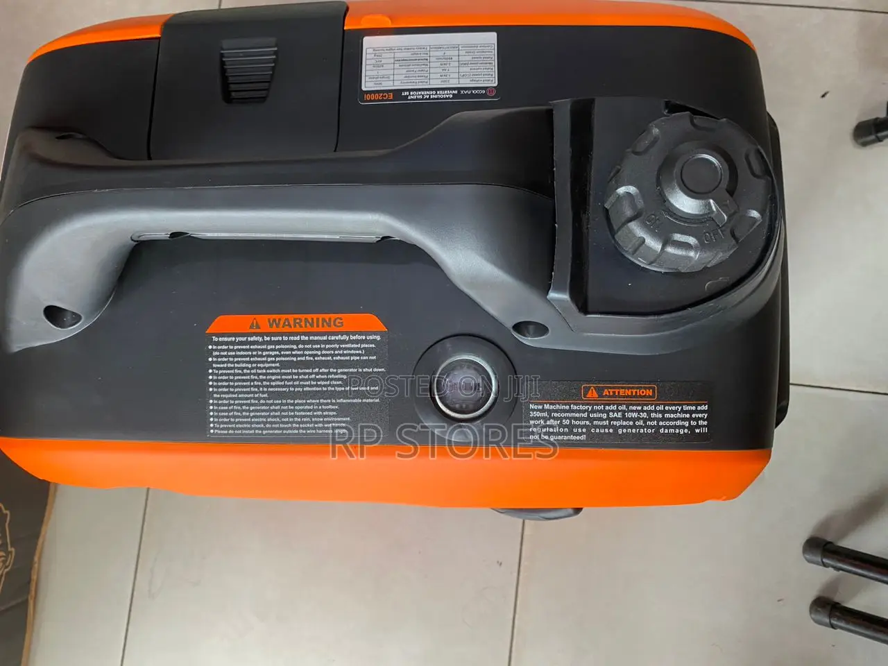 Ecoolmax 2000w Inverter Silent Generator