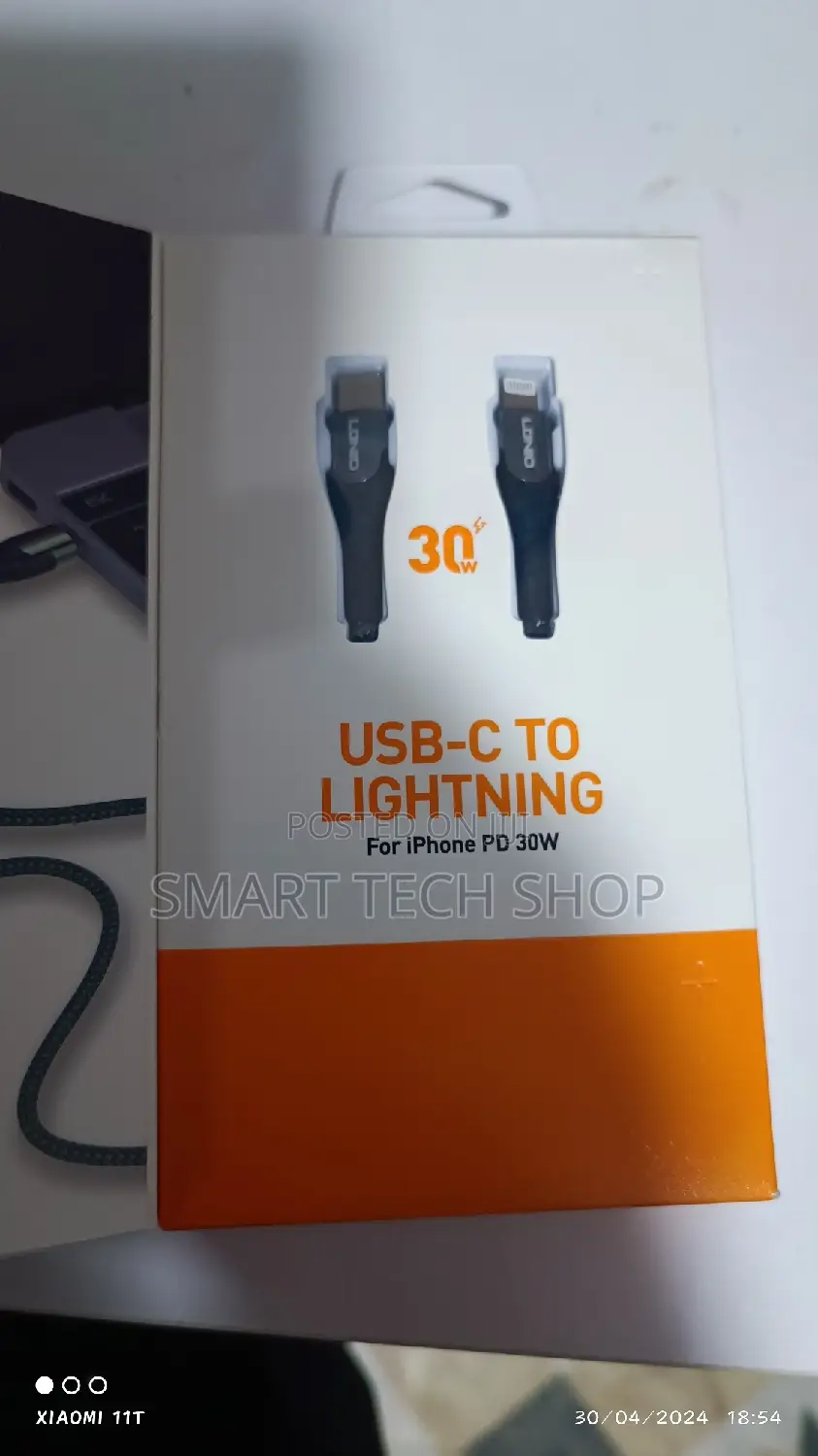 USB-C to LIGHTNING for iPhone PD 30W iPhone 8 to iPhone 13