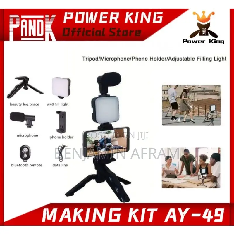 Tripod With Video Making Kit