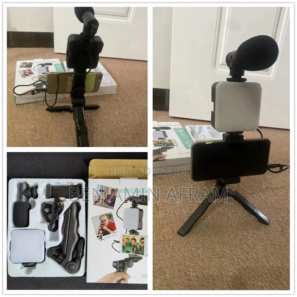 Tripod With Video Making Kit