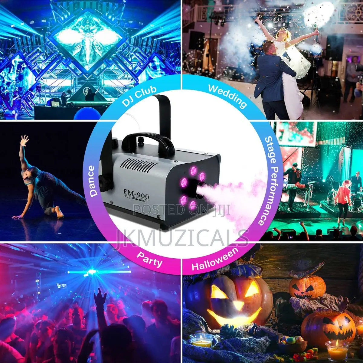 900w_ RGB Led_ Smoke _ Fog Machine