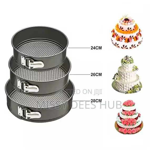 3pcs Round Cake Pans Set