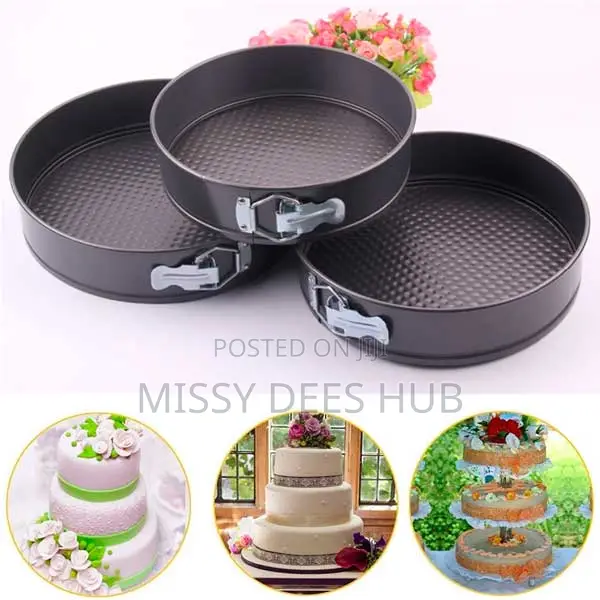 3pcs Round Cake Pans Set