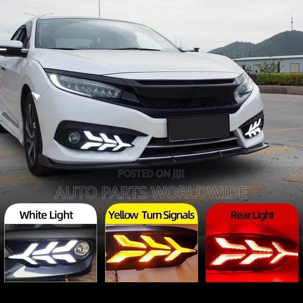 Honda Civic Turn Signal Fog Lights 2016-2021