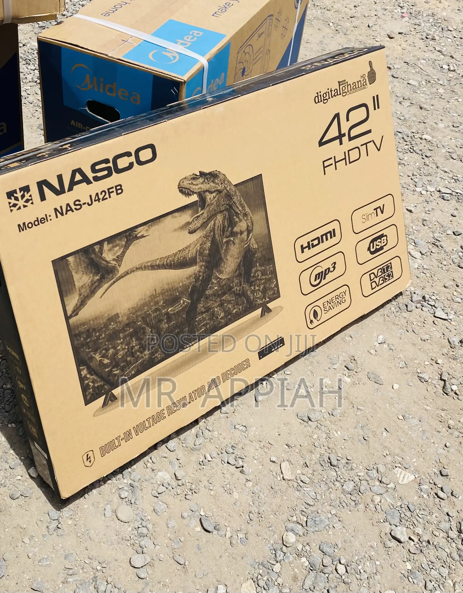 Latest Nasco 42 Inch Digital Satellite Led Tv(Black).