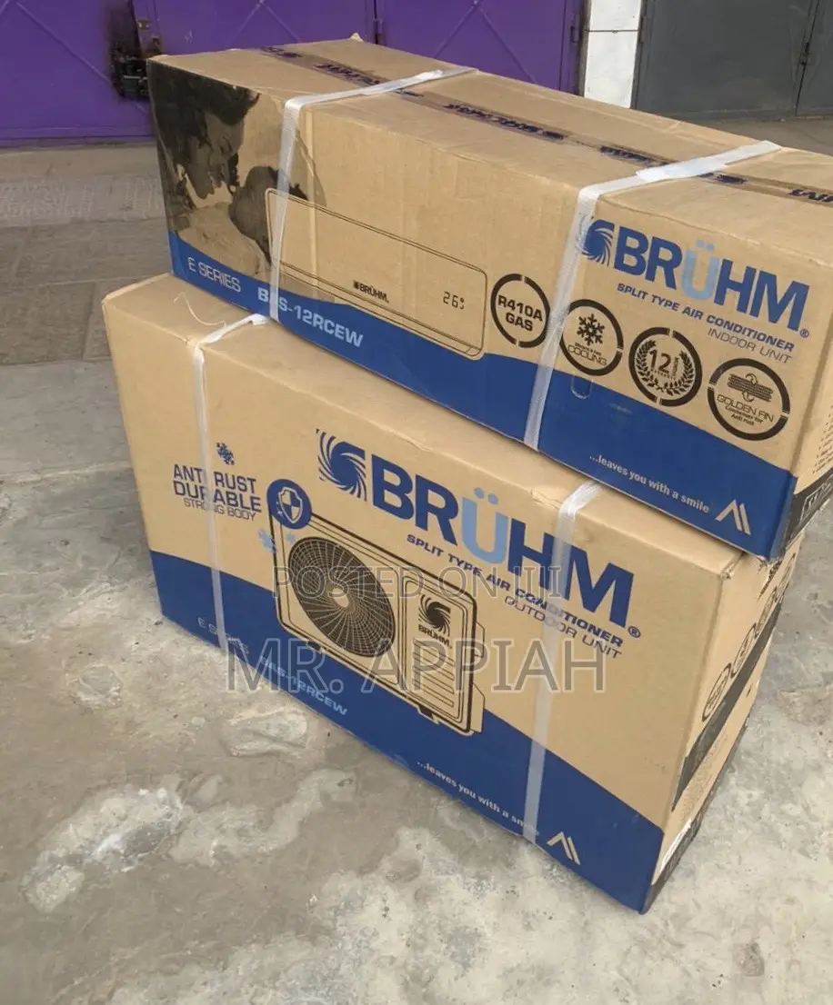 Energy Sufficient Bruhm 1.5hp Split Type Ac(White)R410.