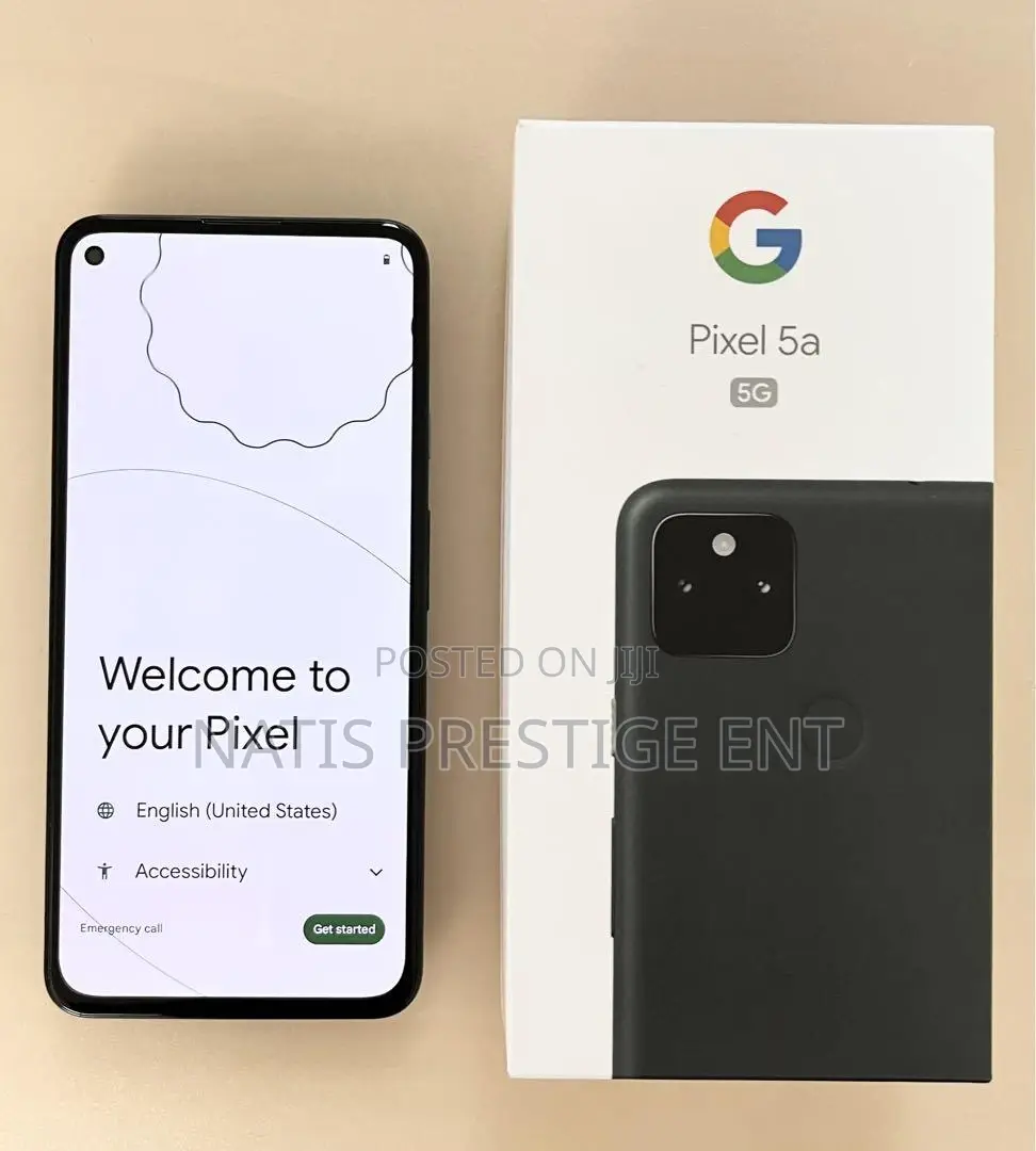 New Google Pixel 5a 5G 128 GB Black