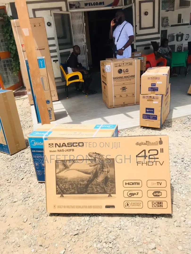 42 Inches Glossy Black Led Nasco Electric Digital Tv