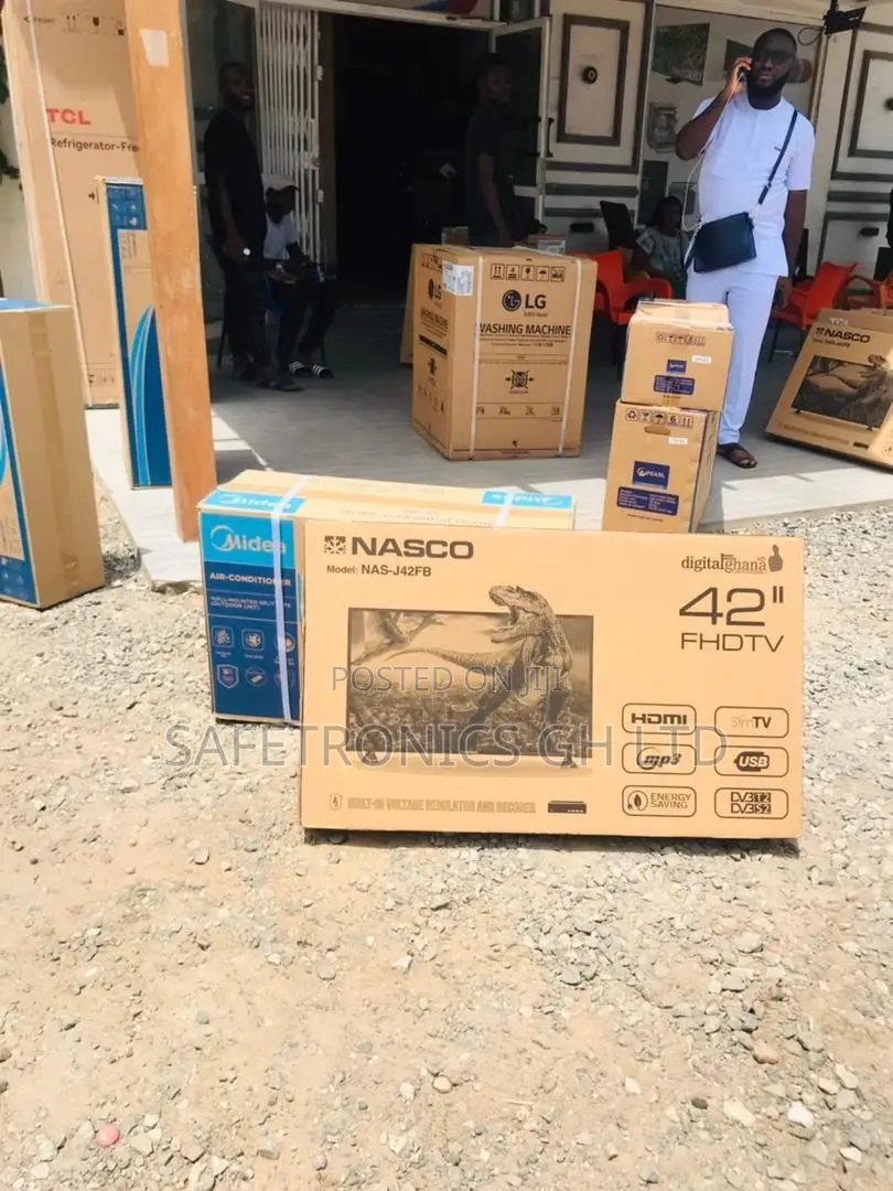 42 Inches Glossy Black Nasco Digital Satellite Led Tv