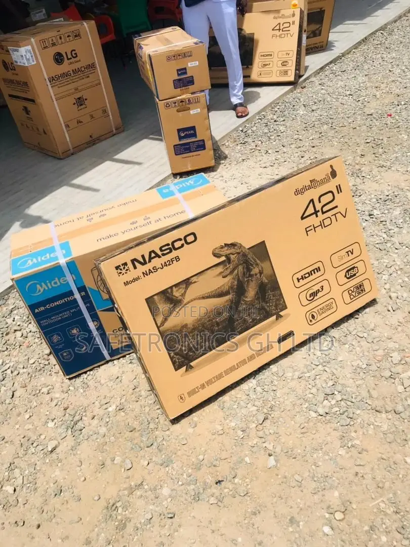 Glossy 42 Inches Nasco Black Digital Satelliet L Look Ed Tv