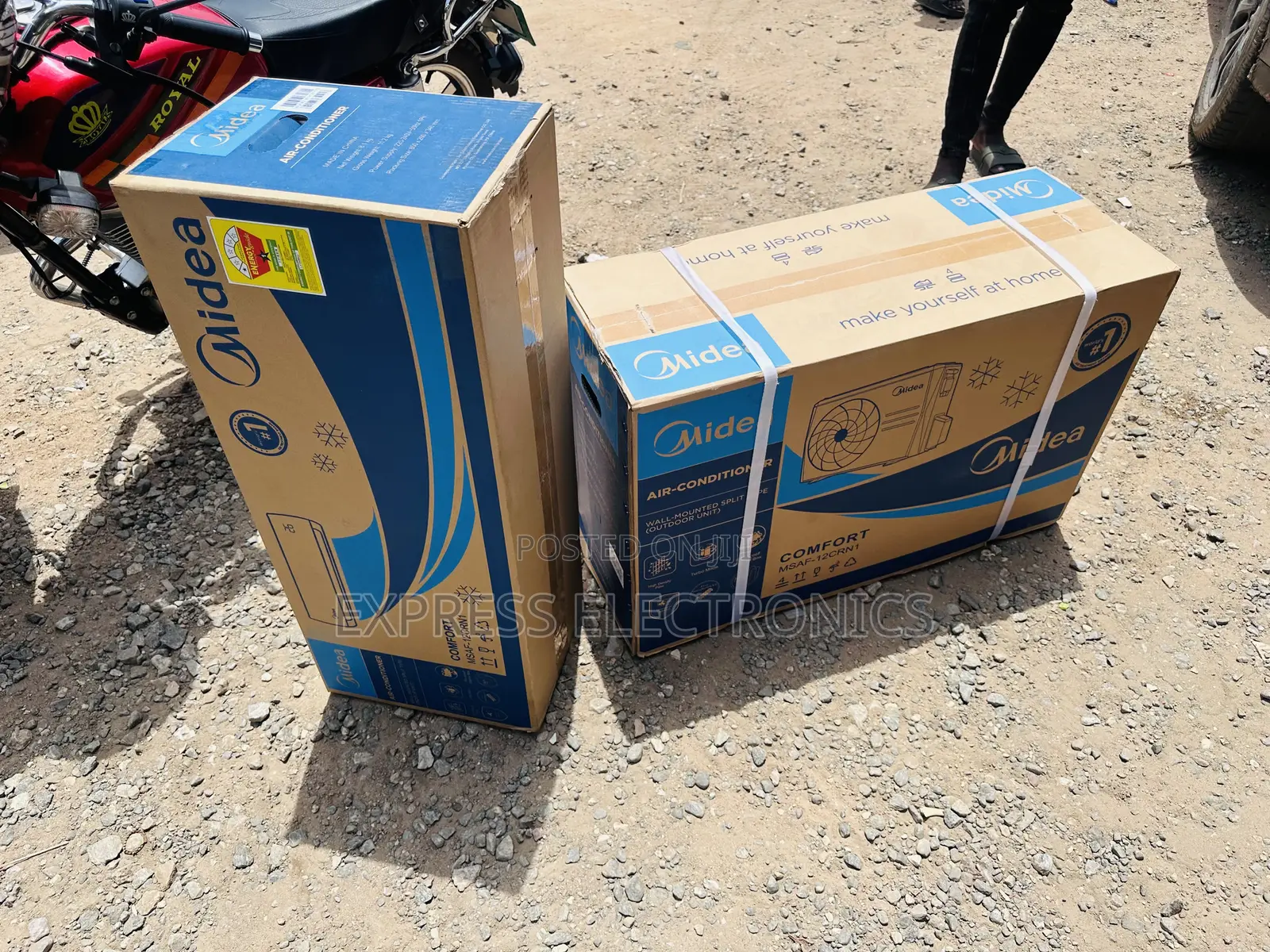 One Remote Control Split R410 Gas Midea 1.5hp