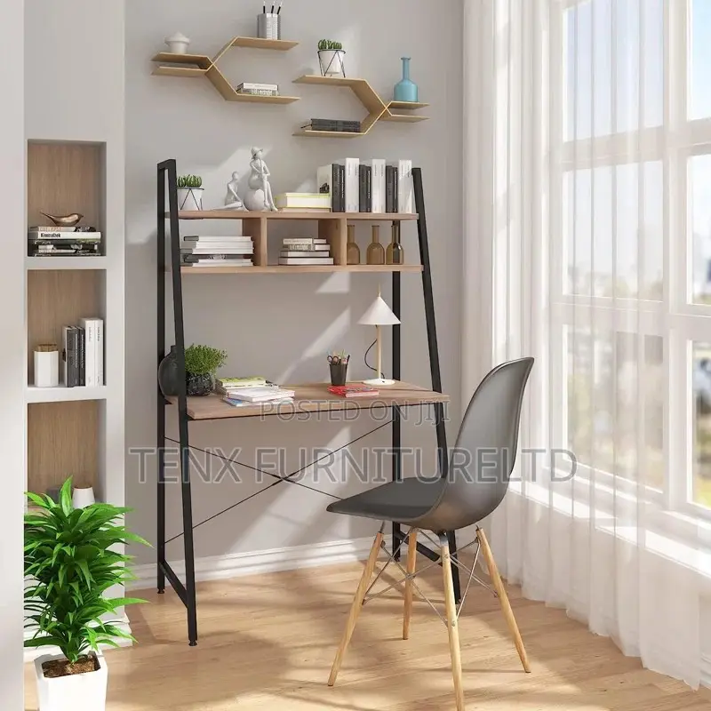 COMPUTER DESK (Metal Base Writing Desk)