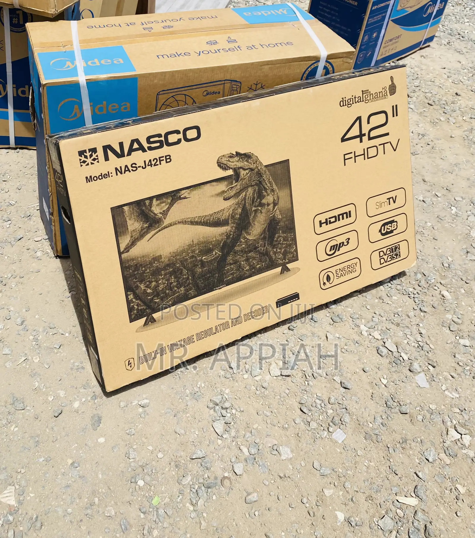 Quality Nasco 42 Inch Digital Satellite Led Tv(Black).