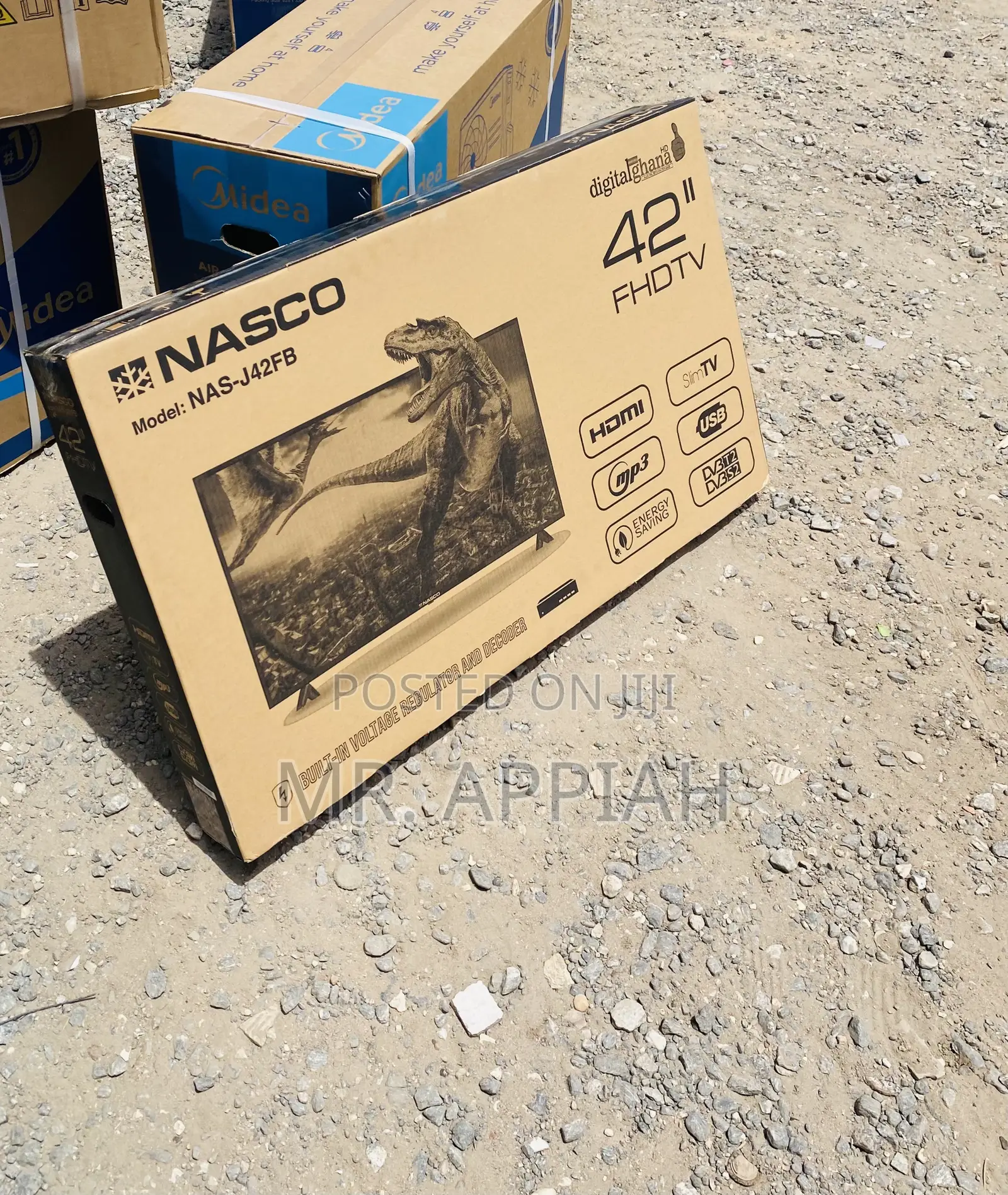 Quality Nasco 42 Inch Digital Satellite Led Tv(Black).