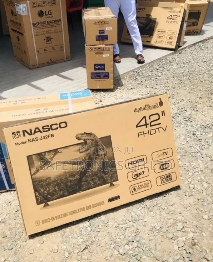 Full Hd Digital Nasco 42 Inches Glossy Led Black Satellitetv