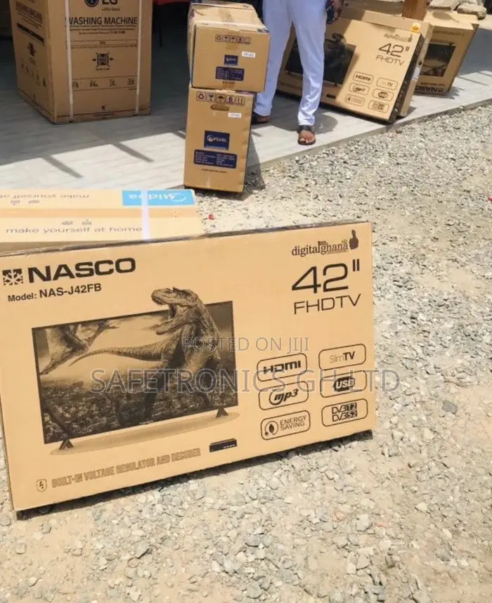 Electric Digital Satellite Nasco 42 Inches Glossy Black Led