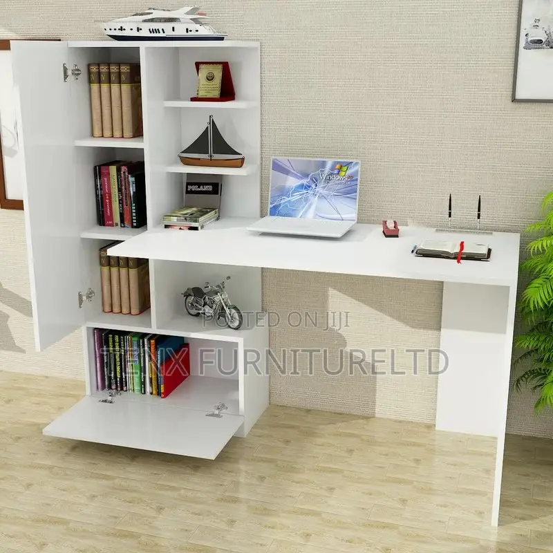 Computer Desk / Whitte / Off-White (Action)