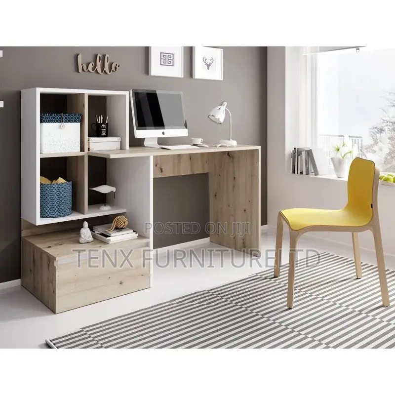 COMPUTER Desk( Colour (Oak/White, Oak/Anthracite Colour))