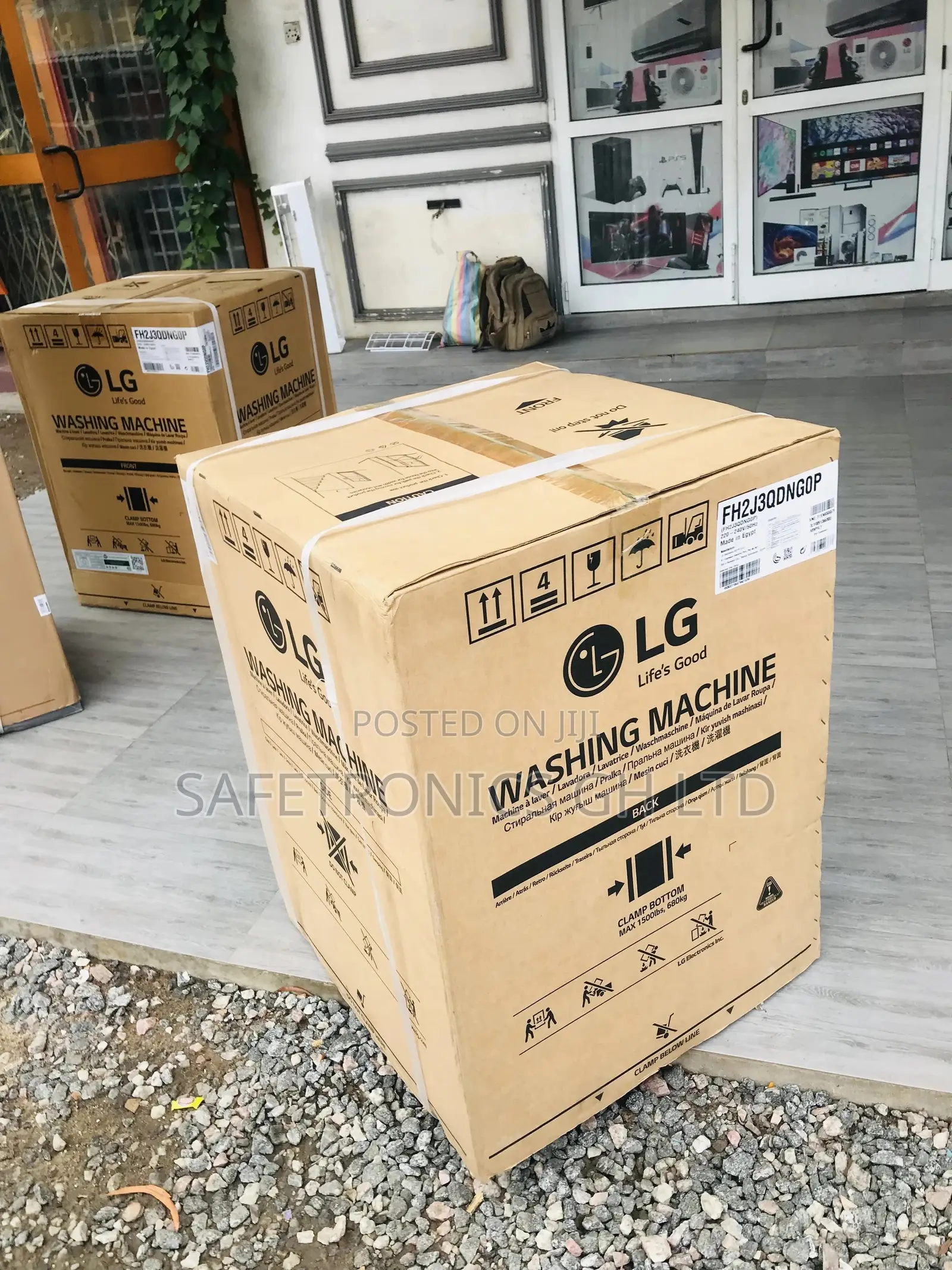7kg Fullyautomatic LG FH2J3QDNG0P Frontload Washingmachine