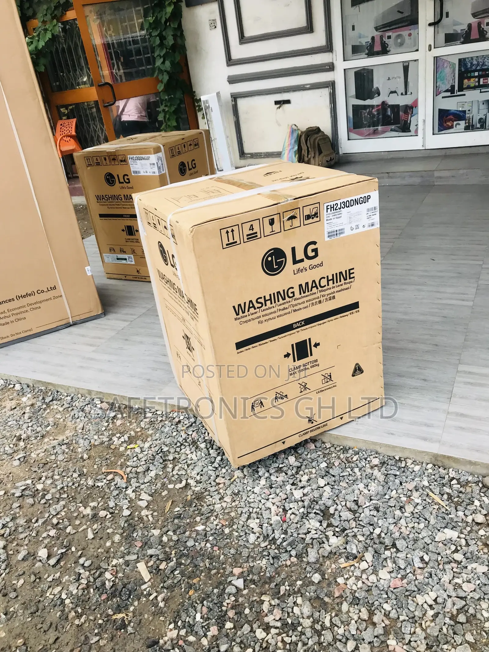 Durable 7kg Frontload LG FH2J3QDNG0P Washingmachine