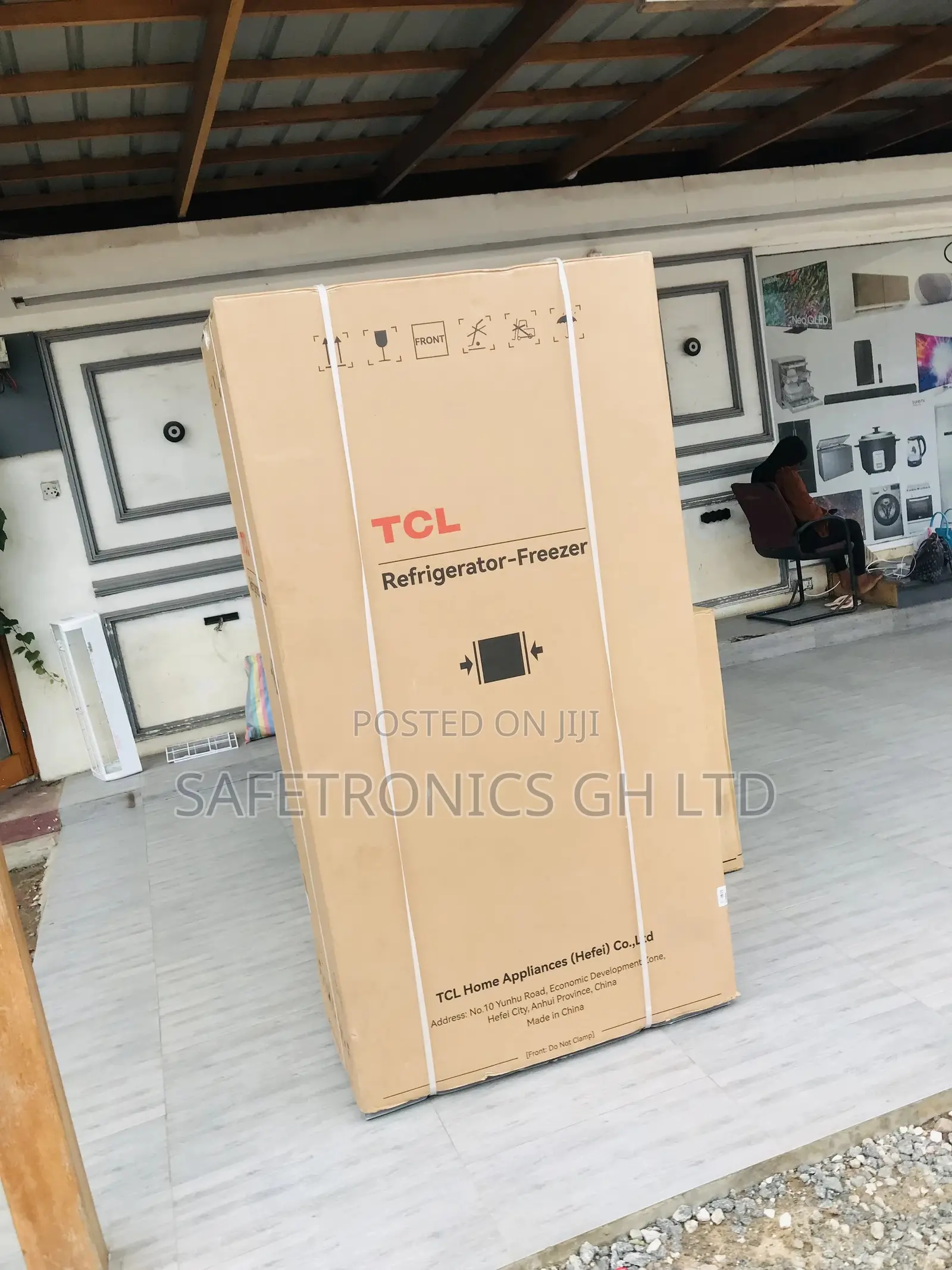 Original P460CD TCL Gray French 4 Doors Fridge
