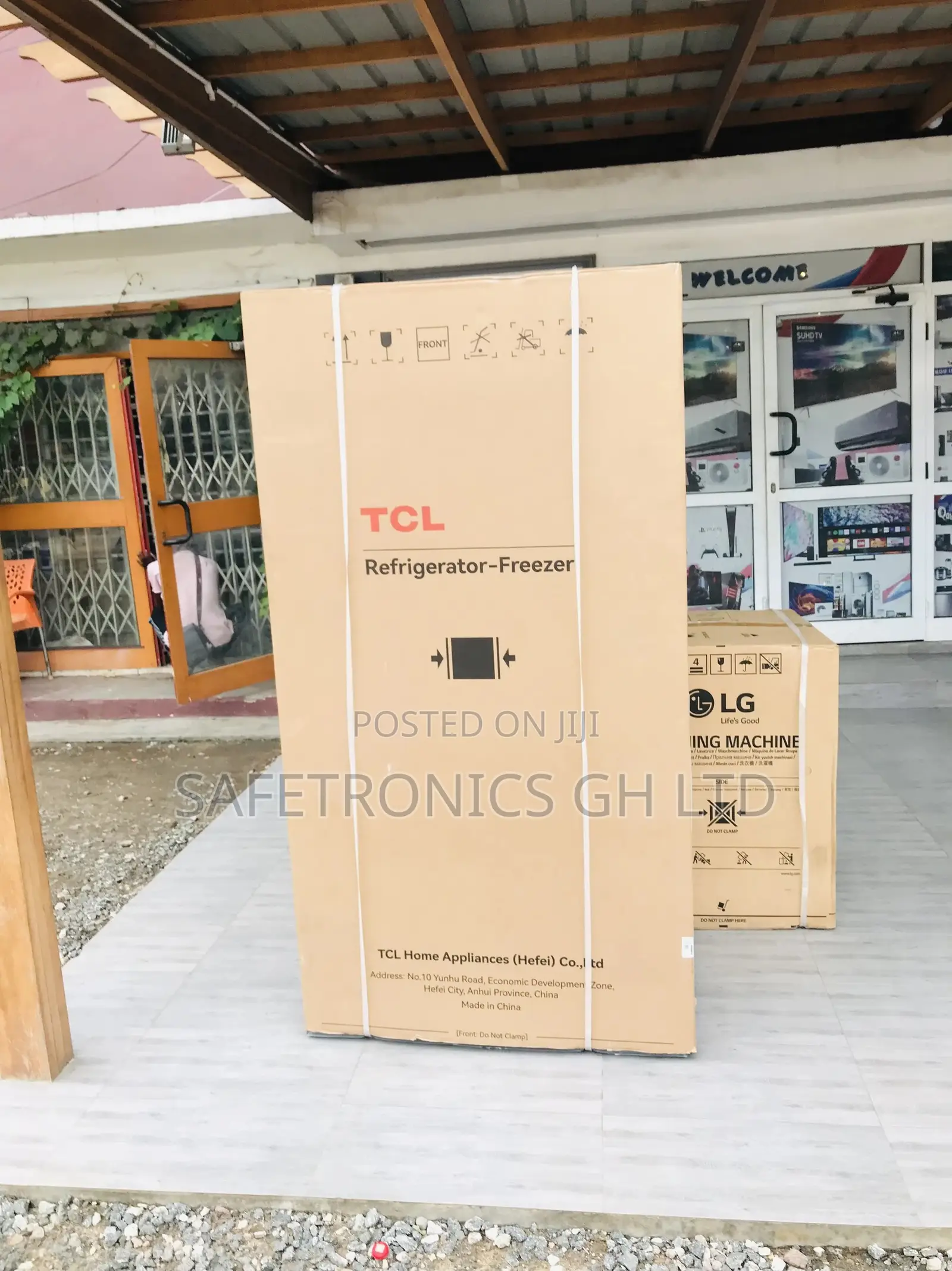 Sealed TCL Gray P460CD French 4 Doors Bottomfreezer Fridge