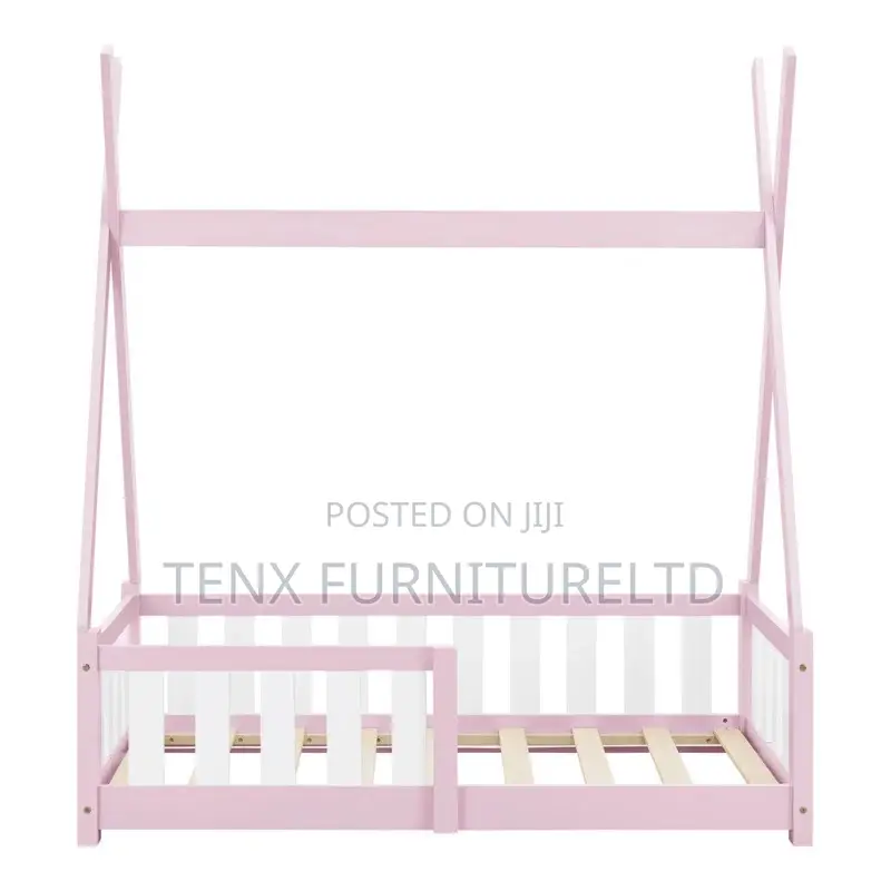 Children's Bed (Mint Pink)