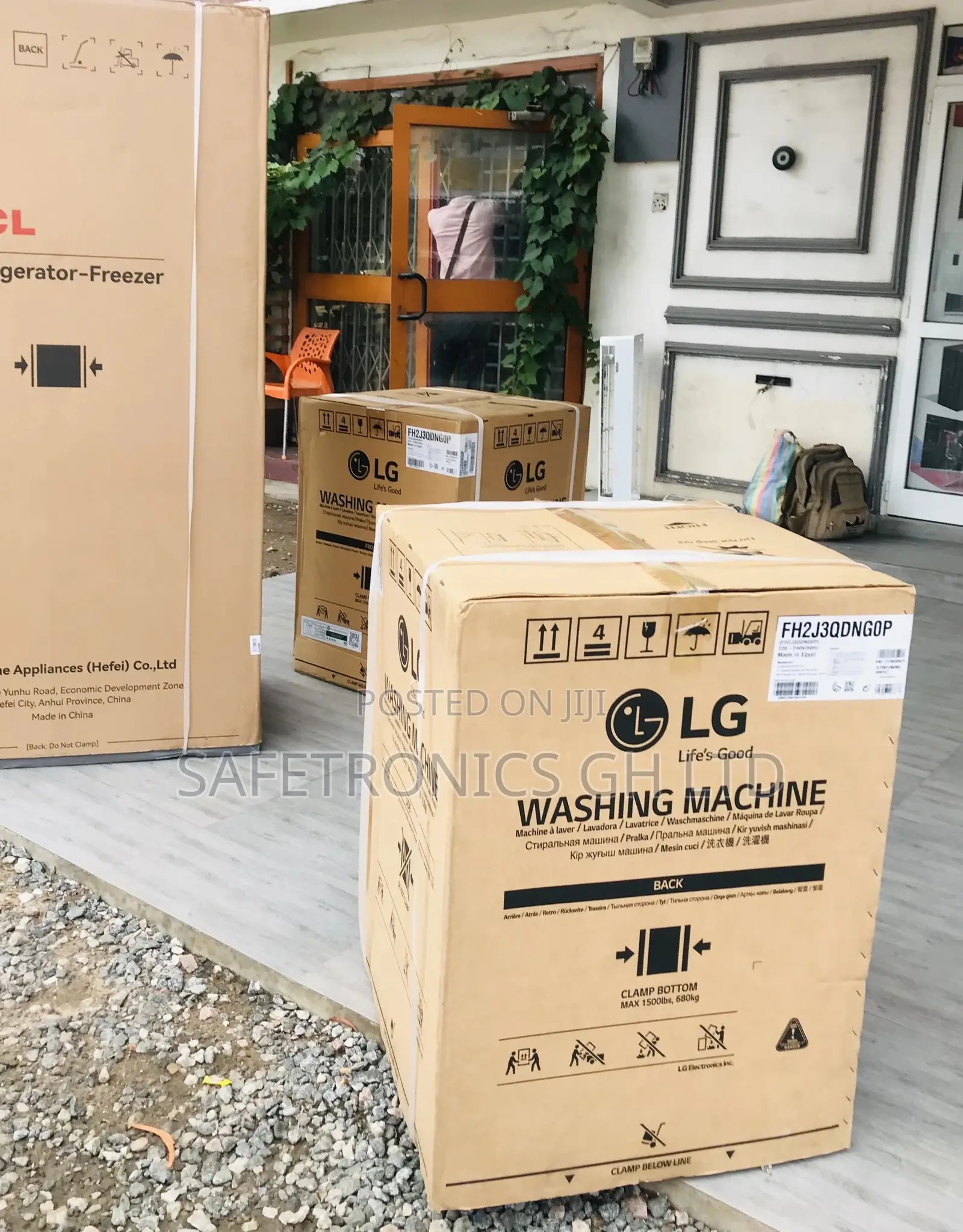 Frontload 7kg Fullyautomatic LG FH2J3QDNG0P Washingmachine