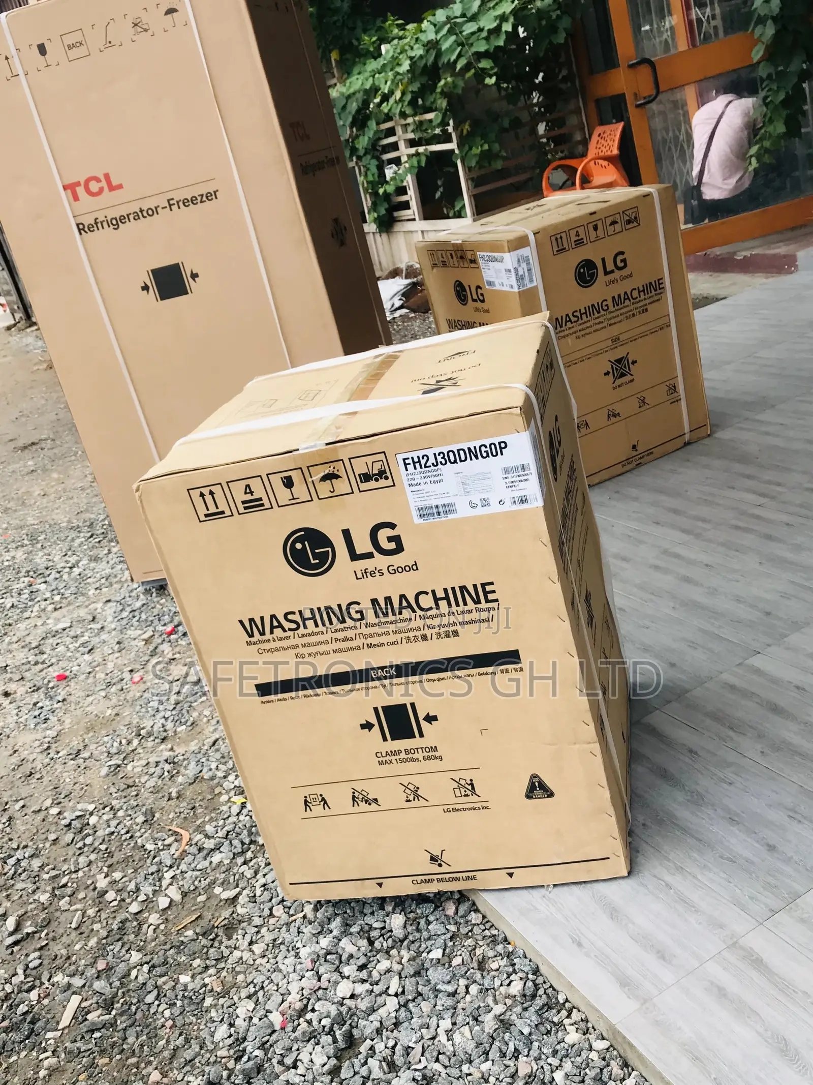 Fullyautomatic Washingmachine 7kg Frontload LG FH2J3QDNG0P