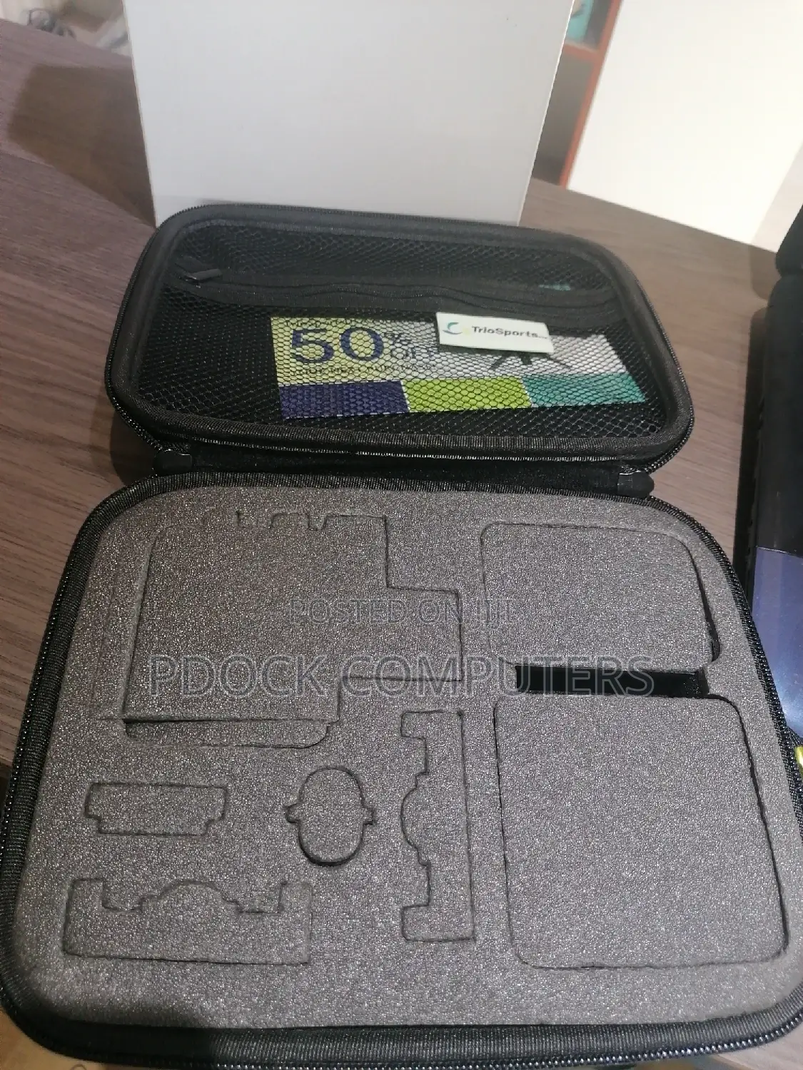 Triosport Shockproof USA Gopro Black Camera Case
