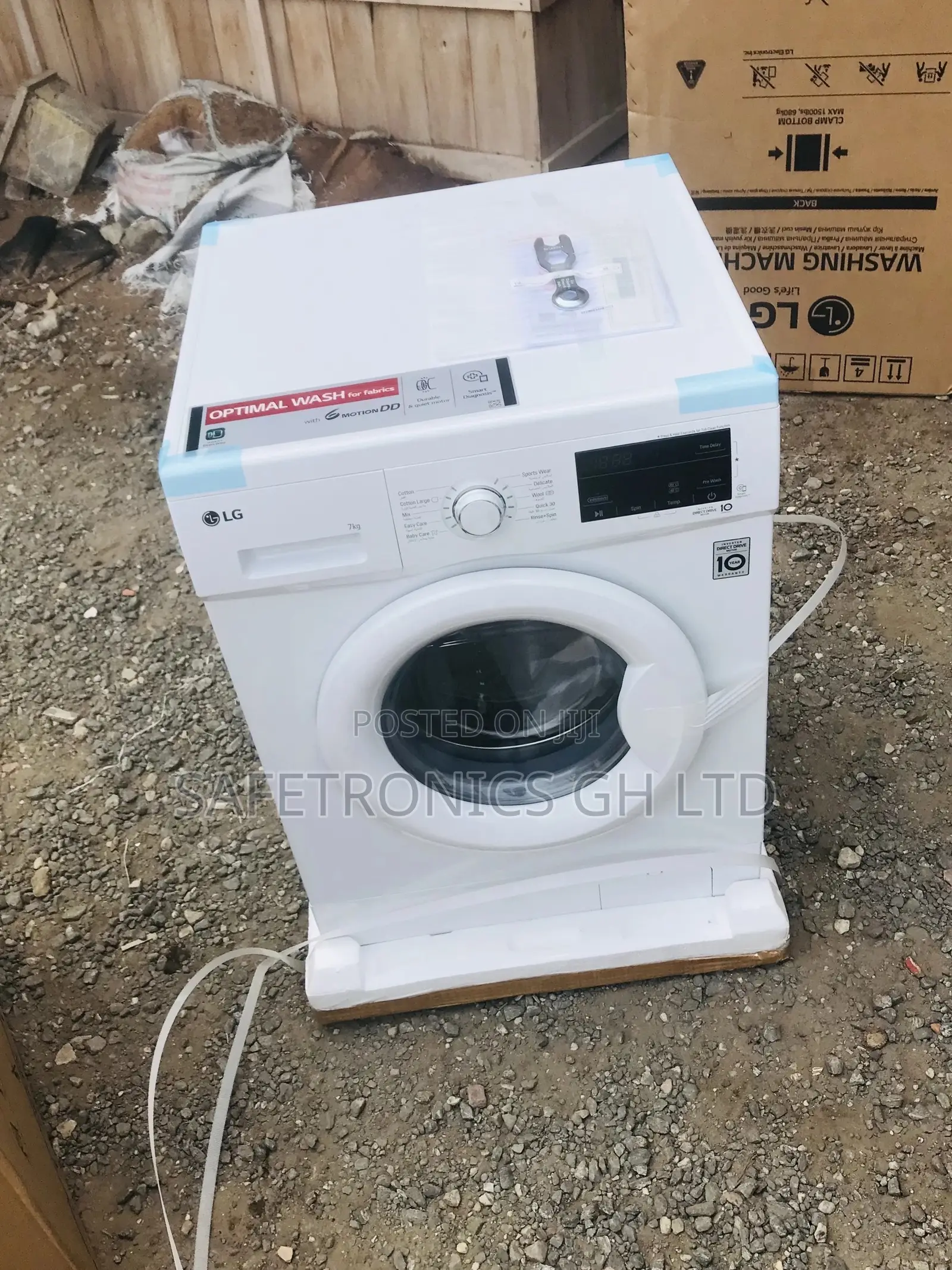 Reliable LG FH2J3QDNG0P 7kg Frontload Fullyautomatic Washer