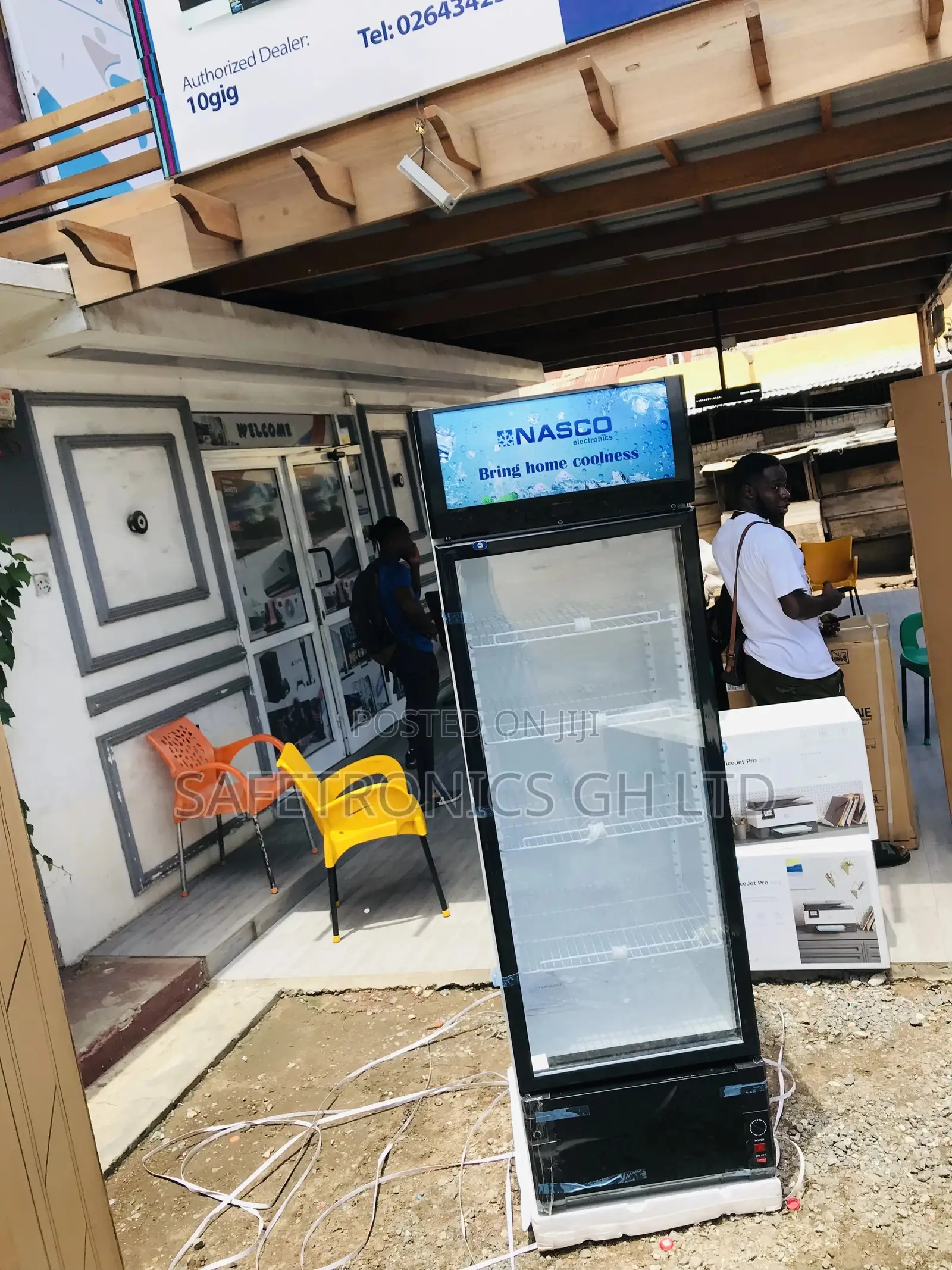 Glass Singledoor Nasco Display Nasfl400-1dr Fridge