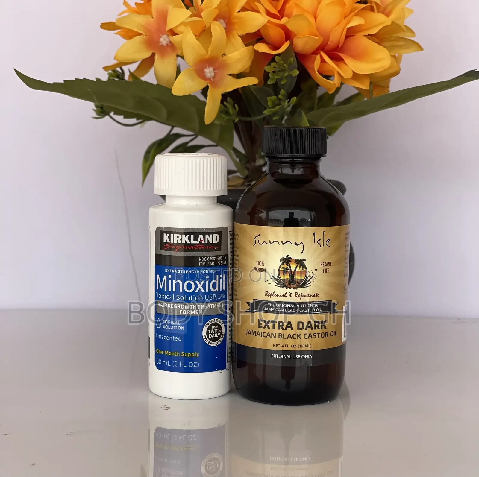 Beard and Hair Growth Set - Jamaican Black Castor Oil +Minox